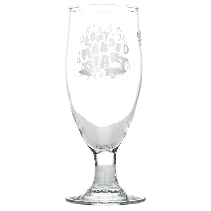 Left Handed Giant Pint Glas
