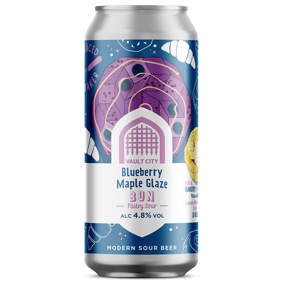 Blueberry Maple Glazed Bun