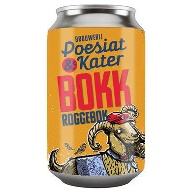 Poesiat & Kater Bokk Roggebok — blik 33cl