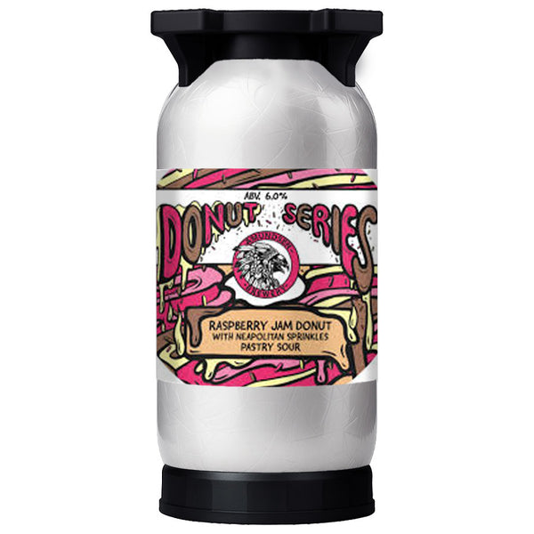 Donut Series: Raspberry Jam w/ Neapolitan Sprinkles