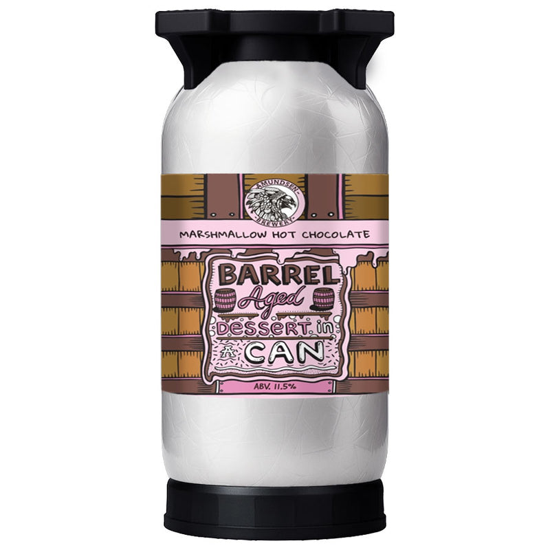 Barrel Aged Dessert in a Can: Marshmallow Hot Chocolate