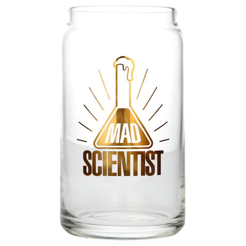 Mad Scientist Can Shaped Glass