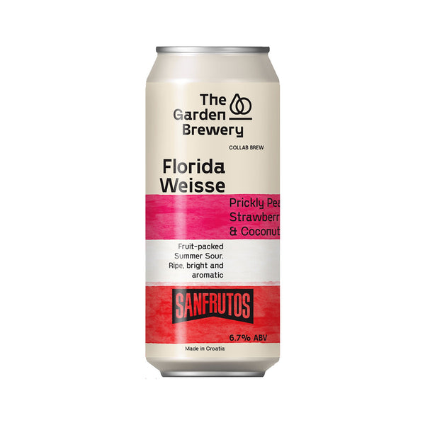 Florida Weisse Prickly Pear, Strawberry, Coconut SanFrutos collab